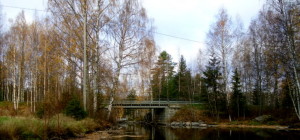 Sahinjoki, Simunankoskentien silta